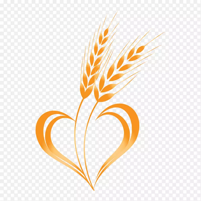 小麦剪贴画-小麦标志
