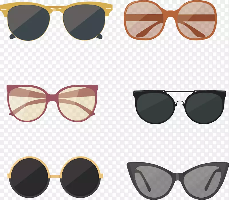 太阳镜猫眼眼镜不同类型的太阳镜