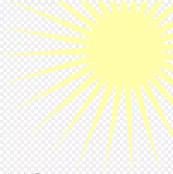 平面设计剪贴画.黄色太阳