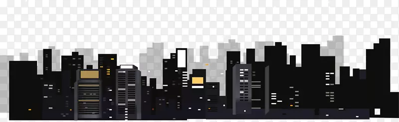建筑-夜空城市建筑