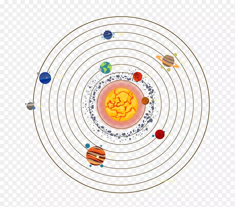 太阳系行星图标-宇宙行星