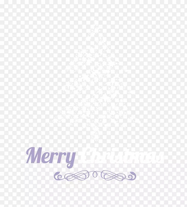 白色图案-平纹圣诞树装饰