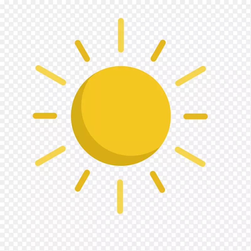 Adobe插画师-黄色小太阳