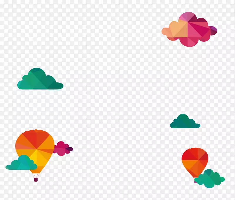 旅行图-冷云热气球