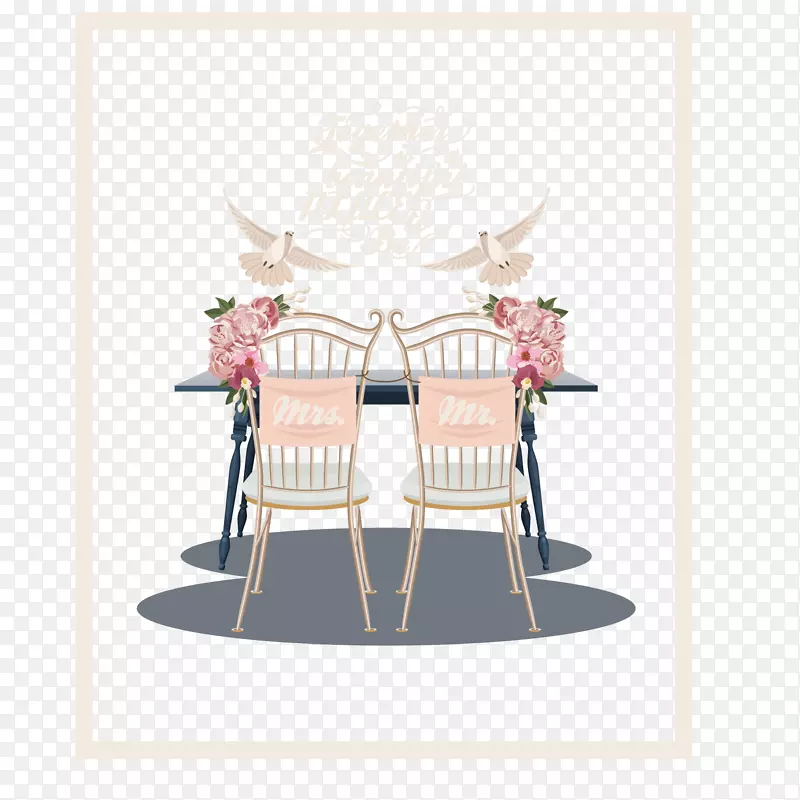 餐桌大图-婚礼餐厅插图