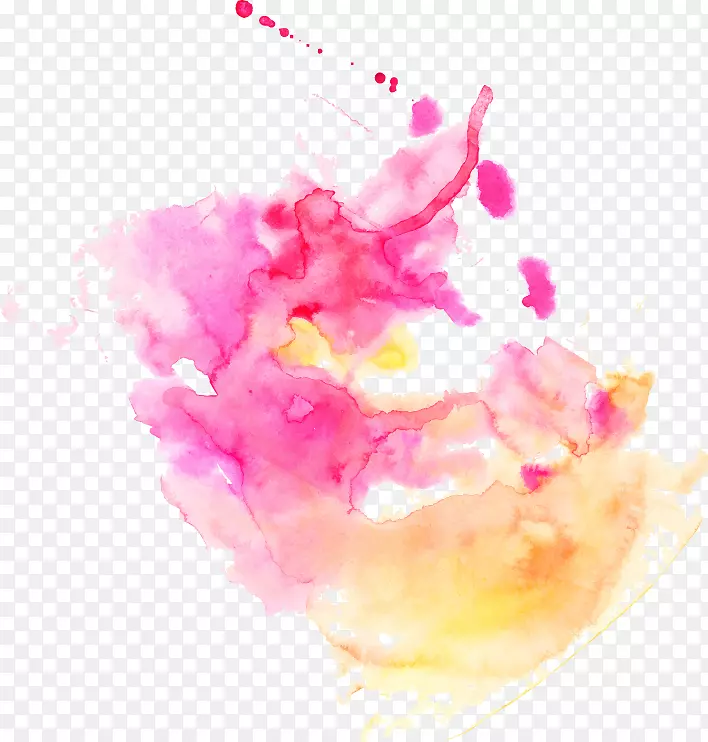 水彩画传统动画墨