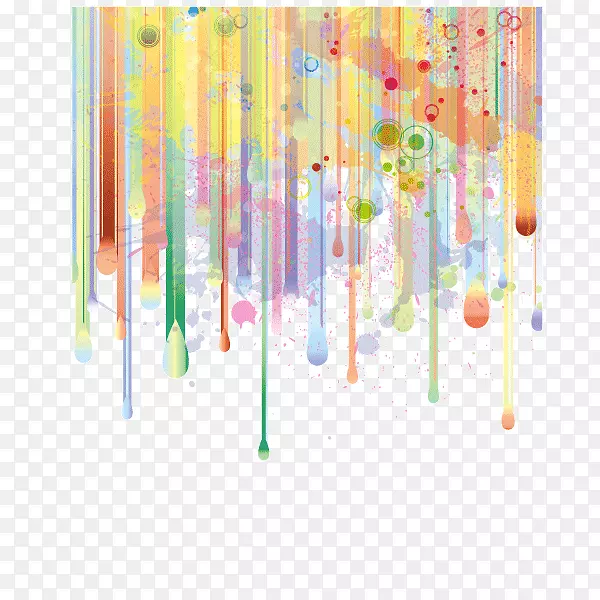 水彩画-免版税插图-梯度，背景装饰图案，海报，旗帜背景，线条