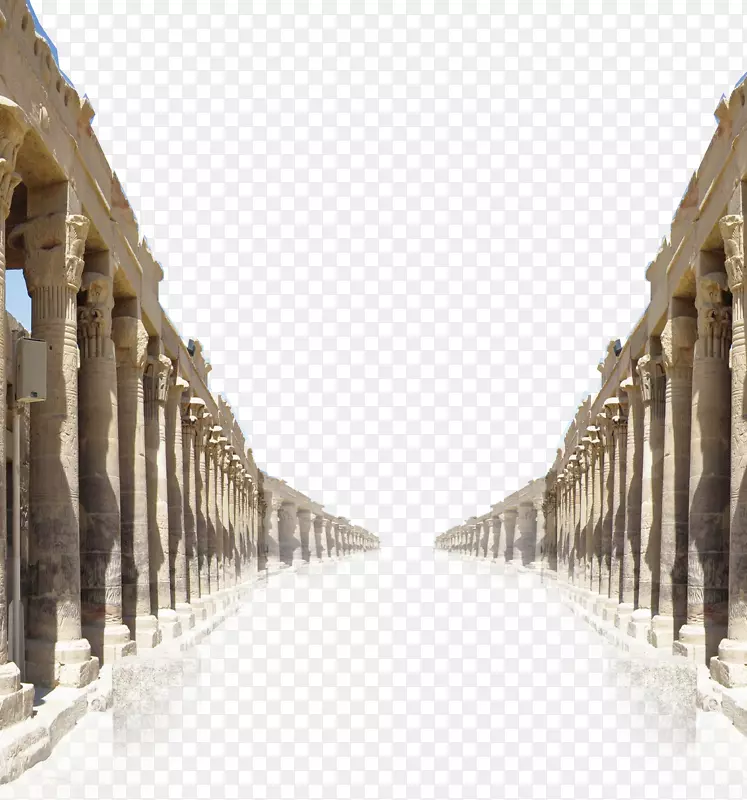 柱建筑.希腊建筑柱装饰背景