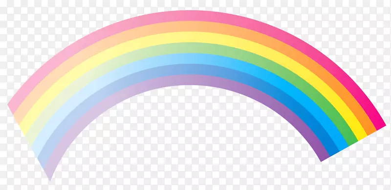 彩虹天空设计图形-彩虹PNG剪贴画