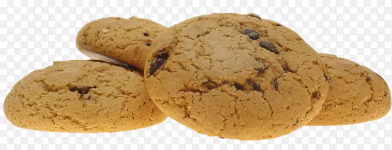 巧克力片饼干杏仁燕麦片葡萄干饼干-Cookie PNG