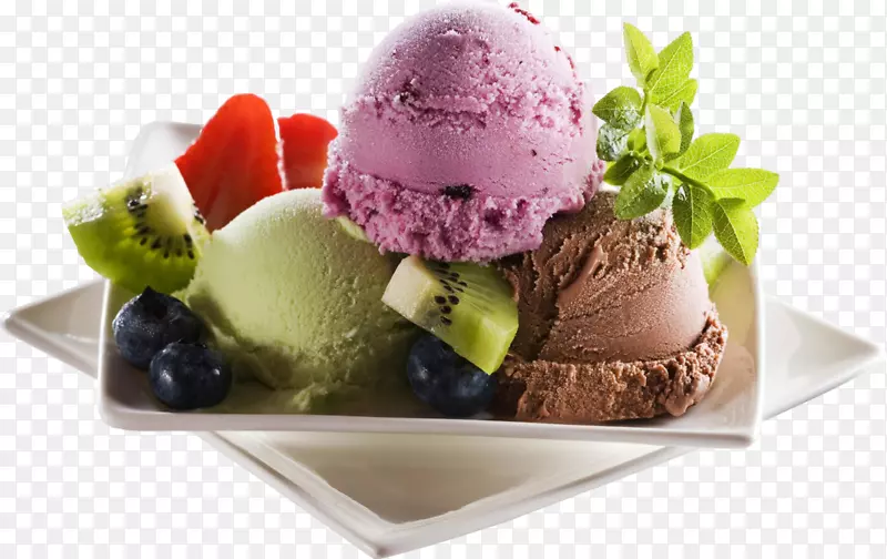 巧克力冰淇淋锥-冰淇淋PNG图像