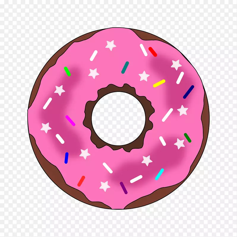 甜甜圈图标剪辑艺术-甜甜圈PNG