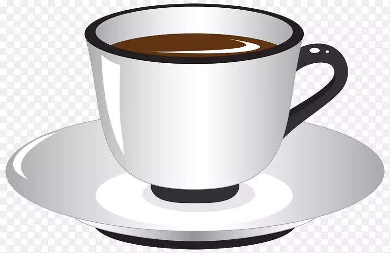 咖啡杯卡布奇诺茶夹艺术杯咖啡PNG