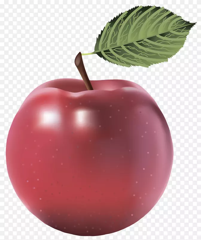果汁苹果剪贴画-大红漆苹果剪贴画