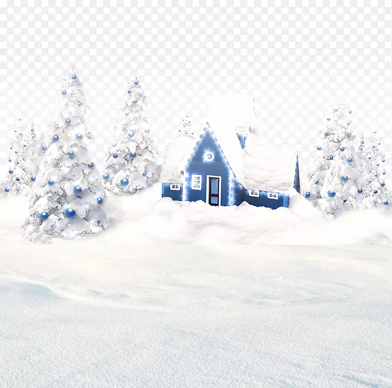 赛马场部分，北卑尔根圣诞树热电冷却佩蒂埃元件-圣诞树覆盖雪