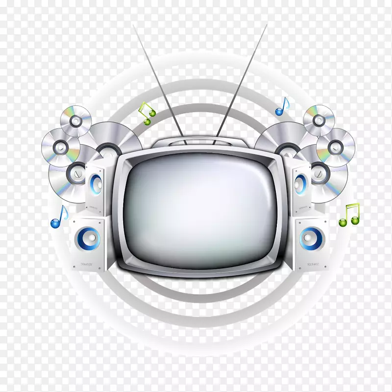 扬声器外壳.抽象扬声器