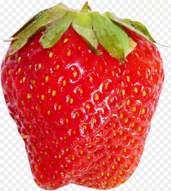 奶昔草莓派酥饼草莓蛋糕-草莓PNG图片