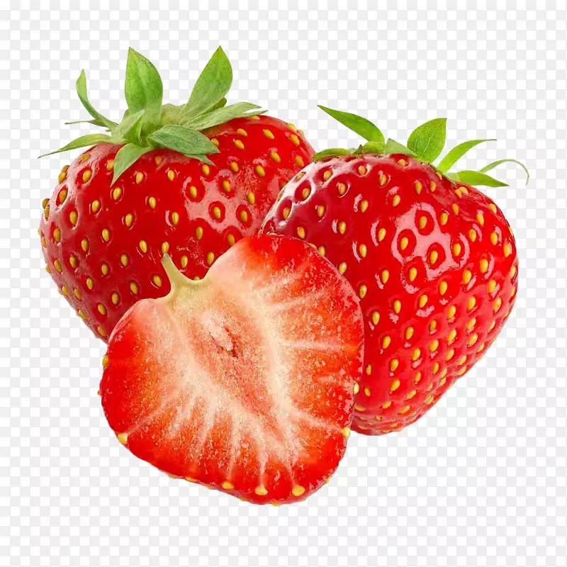 小蛋糕草莓水果-草莓PNG图像