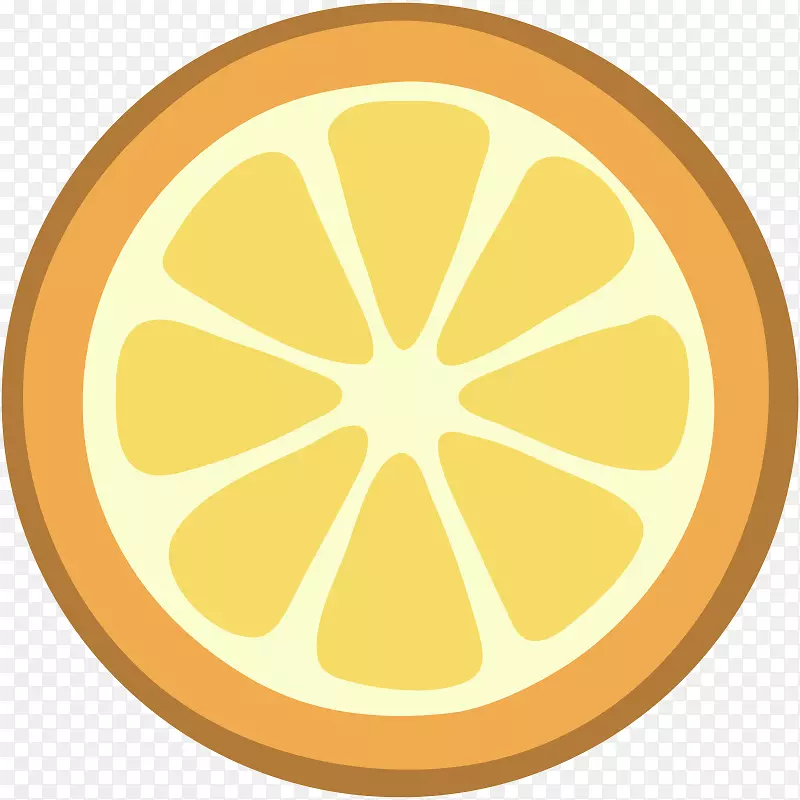 果汁橙片剪贴画-橙色PNG图像，免费下载