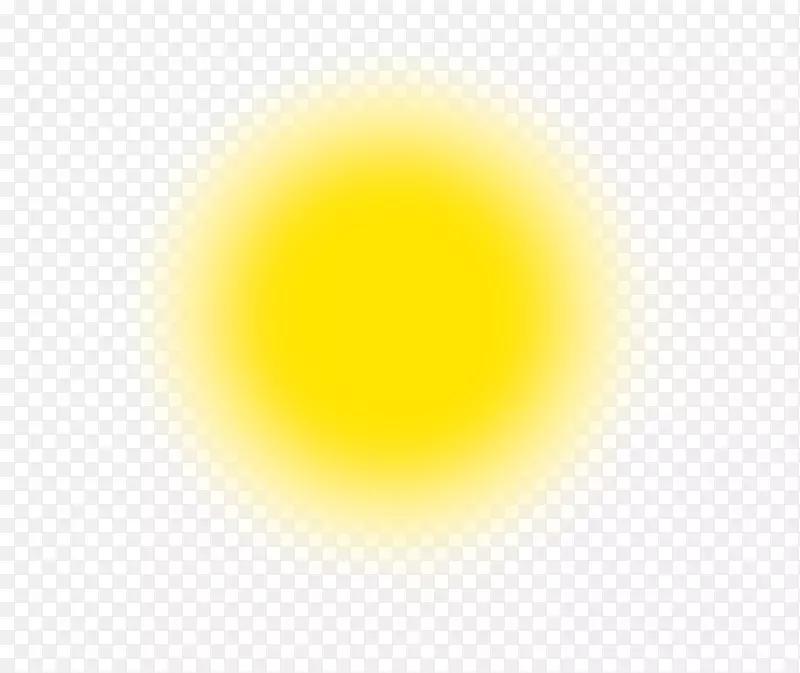 黄色圆形字体壁纸-透明太阳光图片剪贴画