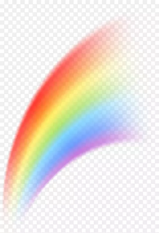 图形特写电脑壁纸曲线彩虹透明剪贴画图像