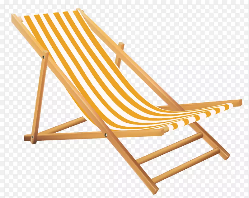 Eames躺椅沙滩剪贴画-透明沙滩躺椅悬崖峭壁