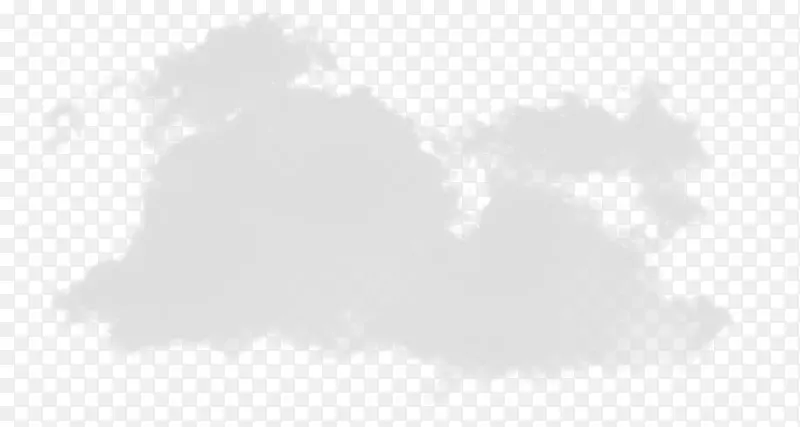 黑白产品壁纸-云PNG图像