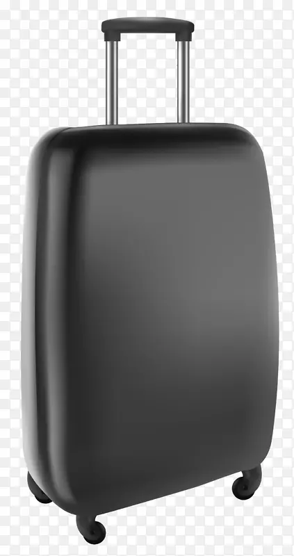 旅行袋手提箱背包-黑色旅行袋PNG剪贴画