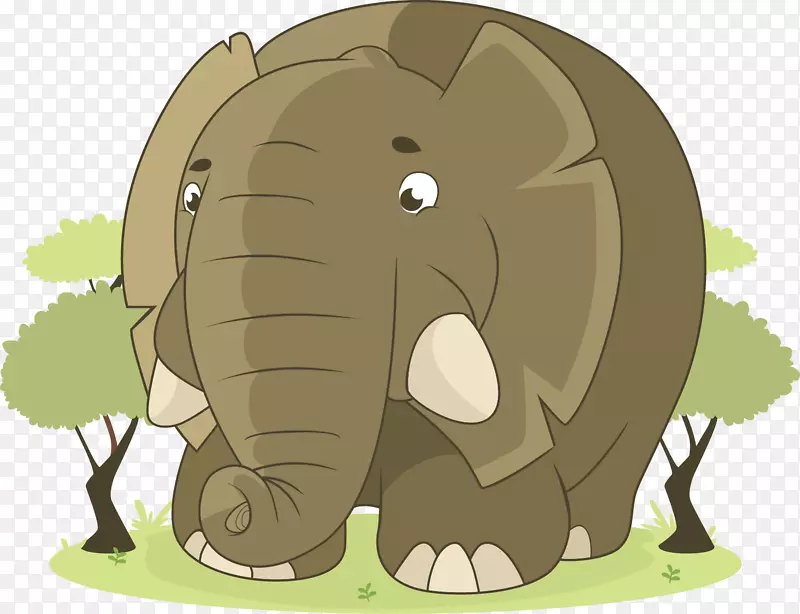 大象像素剪贴画.大象