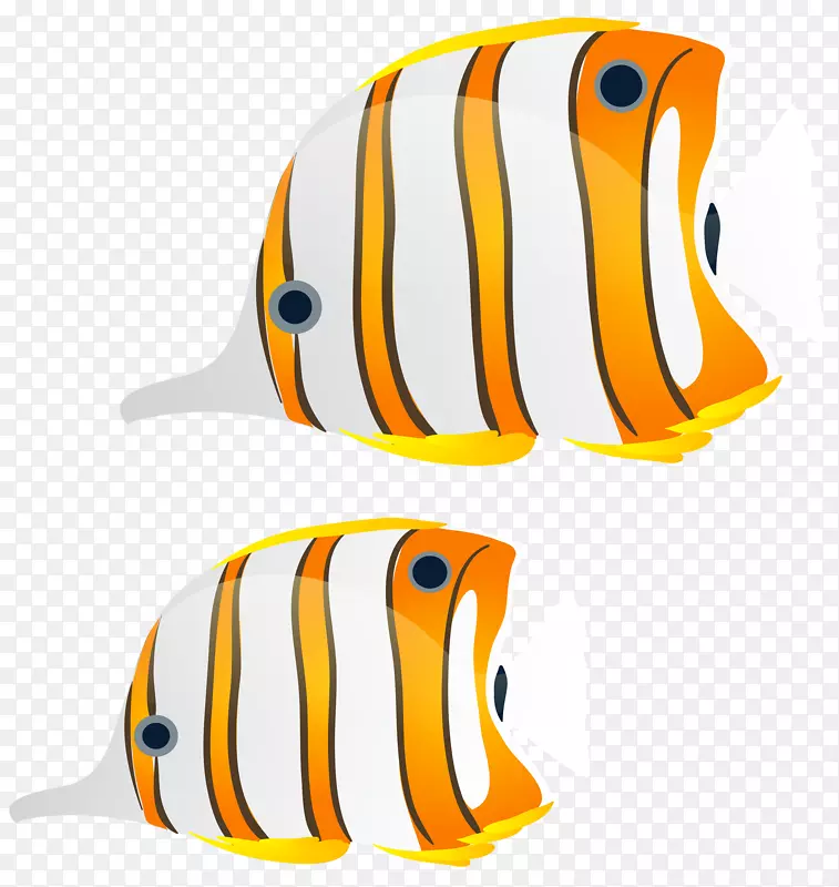 天使鱼剪贴画-鱼类剪贴画PNG图像