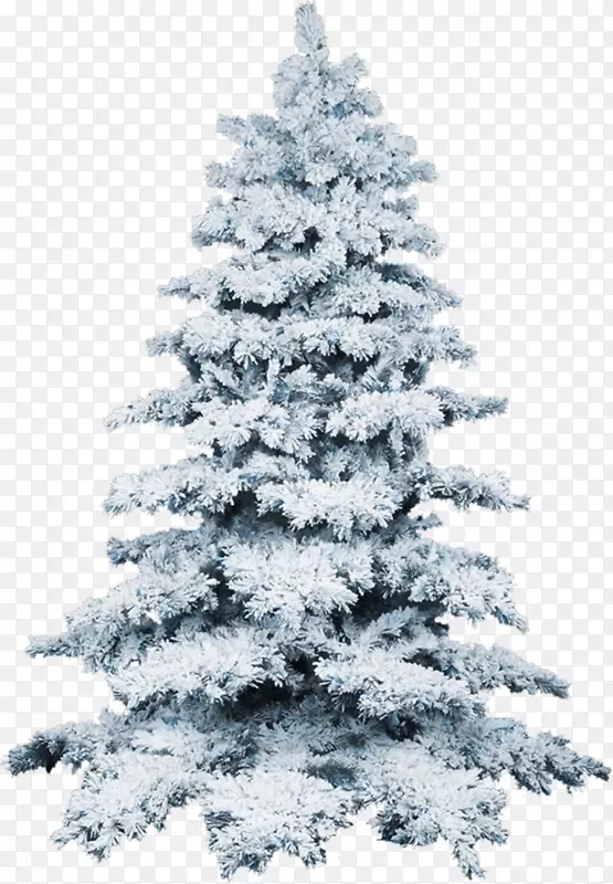 圣诞树雪墙纸-圣诞树
