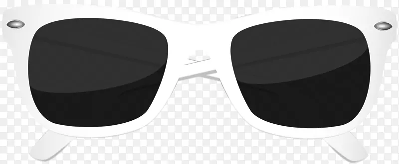 太阳镜护目镜品牌-白色太阳镜Png剪贴画图像