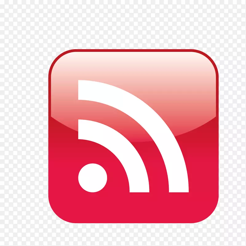 社交媒体营销新闻稿公关广告-红色wifi信号图标
