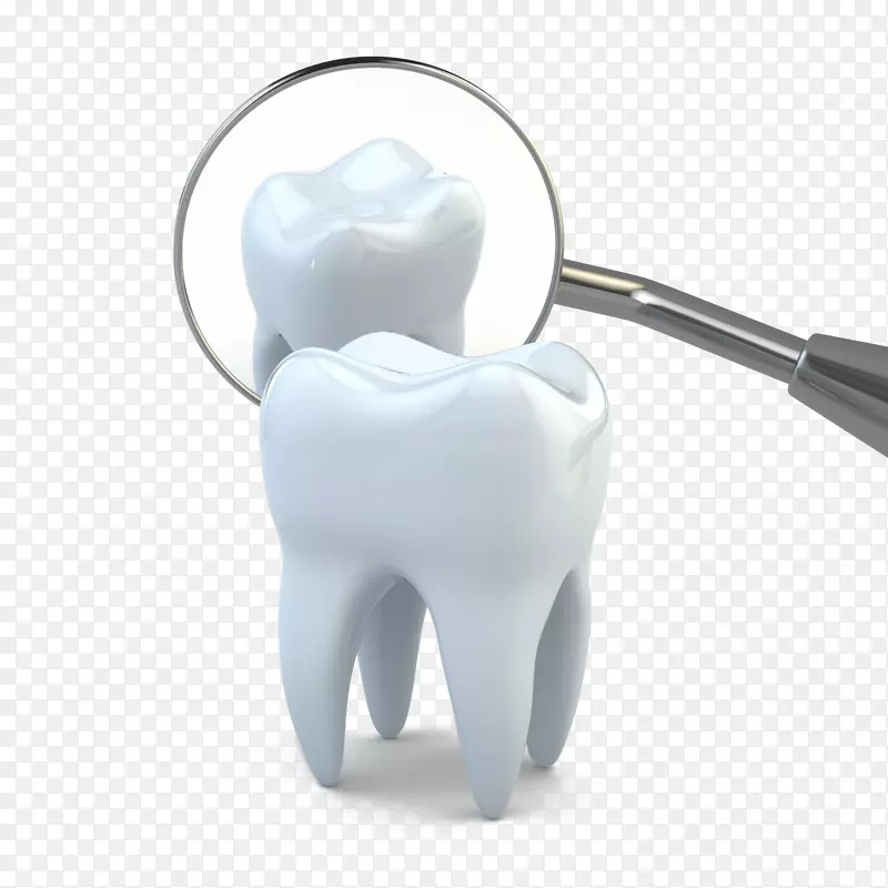 牙科人类蛀牙-卡通牙齿