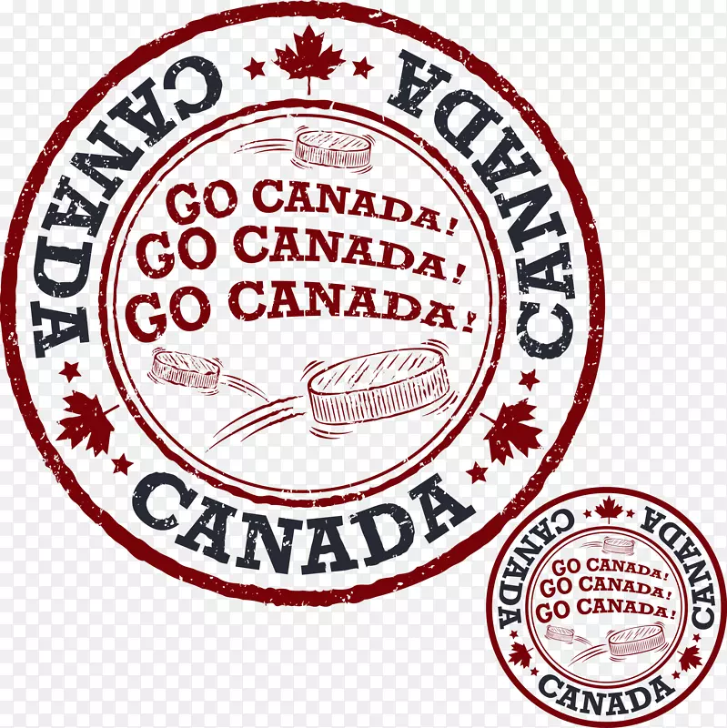 加拿大纸冰球邮票标志