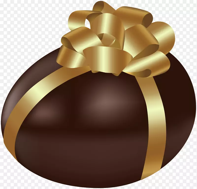 巧克力兔复活节彩蛋剪贴画-复活节巧克力蛋透明PNG剪贴画