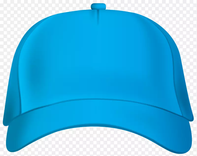 棒球帽蓝色产品绿松石-帽蓝色透明剪贴画图像