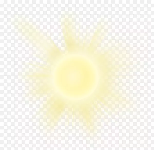 浅黄色光晕-太阳光透明材料