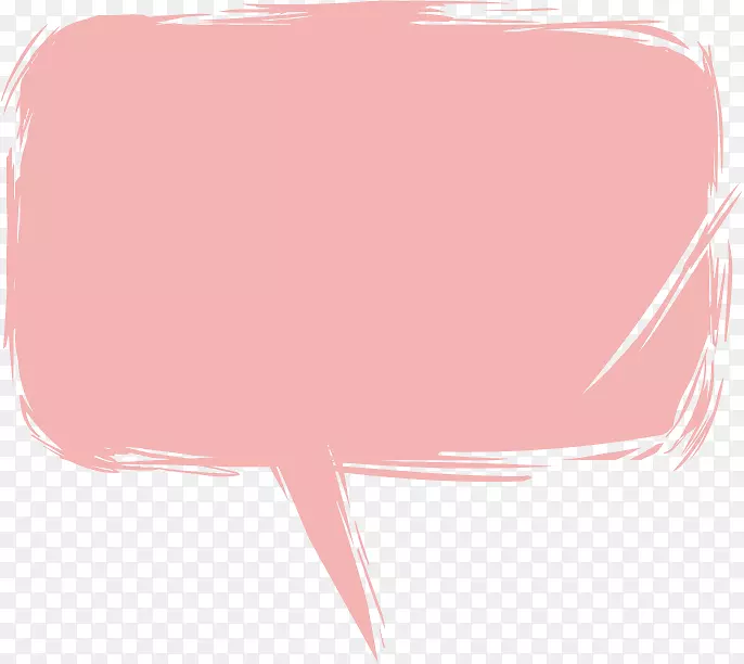 对话框语音气球adobe插画粉红对话框