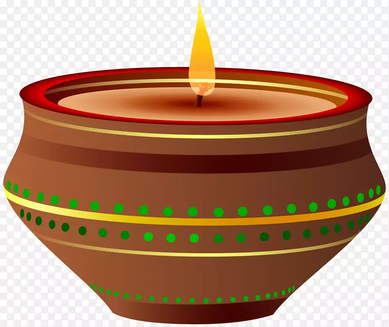 蜡烛剪贴画-印度蜡烛透明剪贴画图像