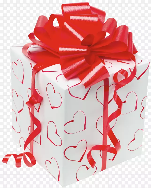 礼品包装圣诞节剪贴画-礼品盒PNG图像