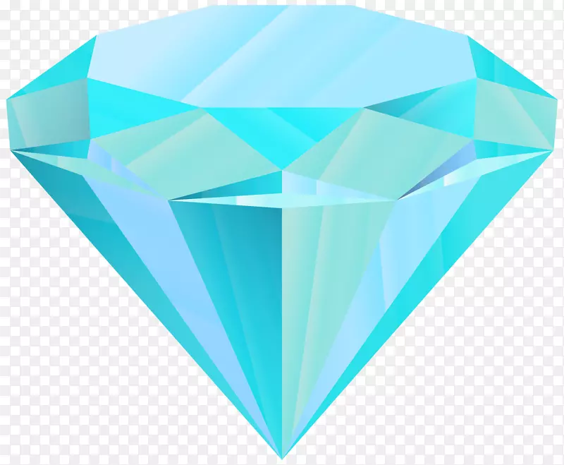 蓝色钻石剪贴画-蓝色钻石剪贴画PNG图像
