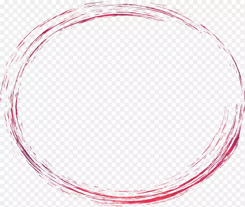 红圆线-红色单线边框纹理