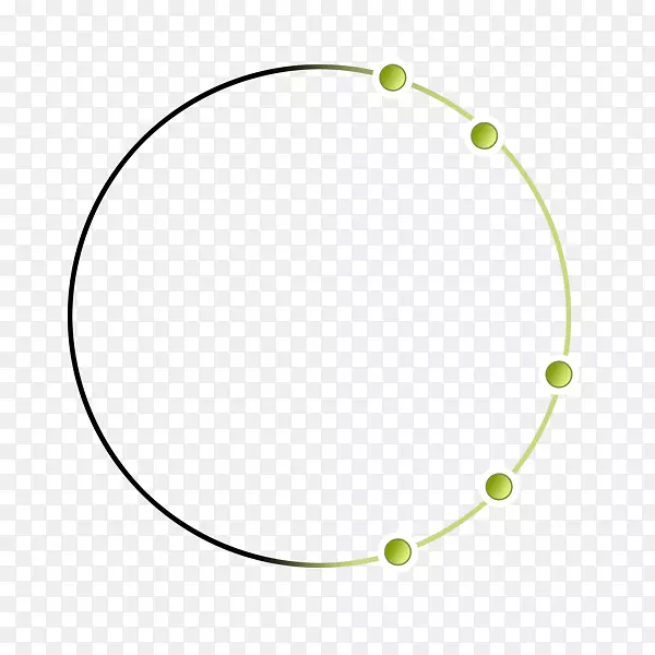 圈绿色-通常是半黑色绿色圆