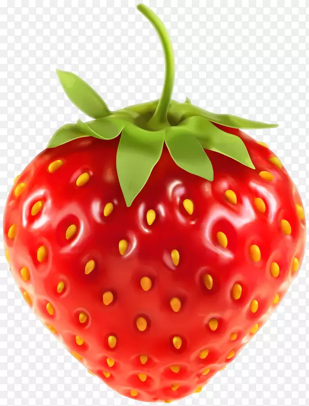 果汁草莓果夹艺术-草莓透明剪贴画图像