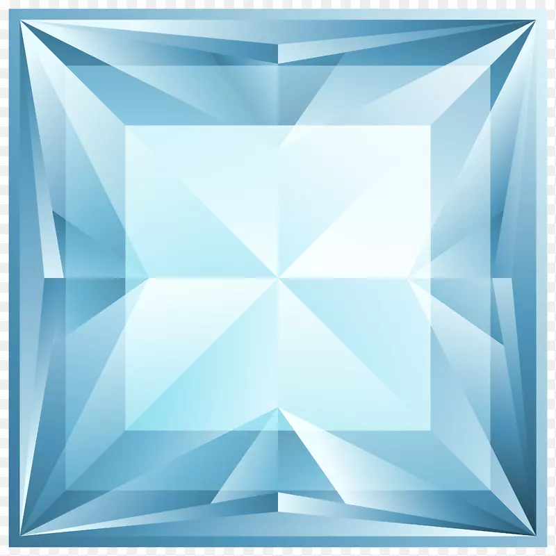 蓝色钻石剪贴画-蓝色钻石PNG剪贴画图片