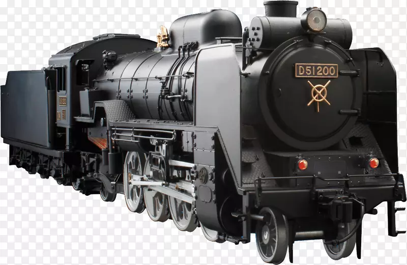 列车轨道运输模型蒸汽机车-列车PNG