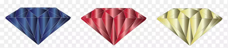 钻石宝石剪贴画-钻石套装PNG剪贴画