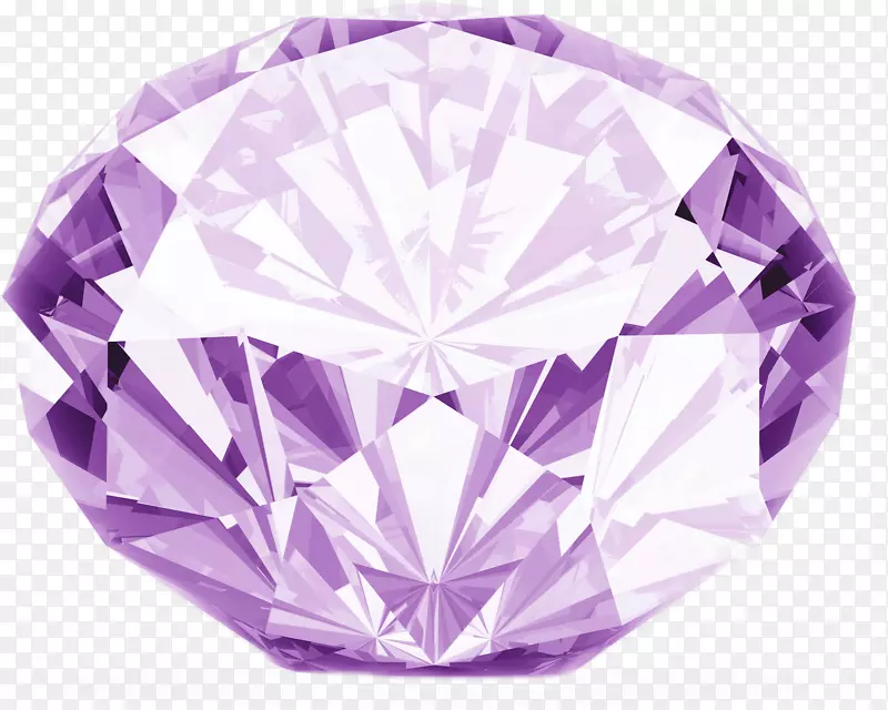 钻石紫色-紫色钻石PNG图像