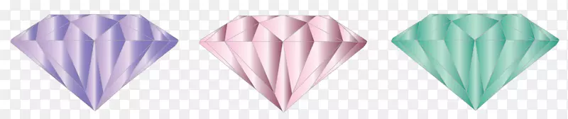 钻石宝石辉煌-钻石套装PNG剪贴画